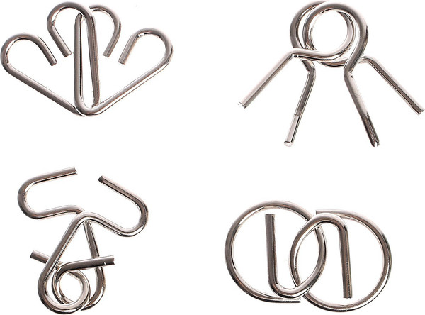 Изображение товара Набор головоломок Puzzle Антиглупин / 7046085 (4шт)