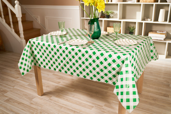 Изображение товара Скатерть Stolima Декор-шанс 5015 Пикник (160x130, зеленый)