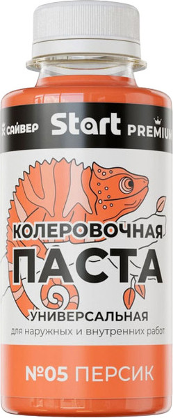 Изображение товара Колеровочная паста Сайвер Start Premium № Х5 (100мл, персик)