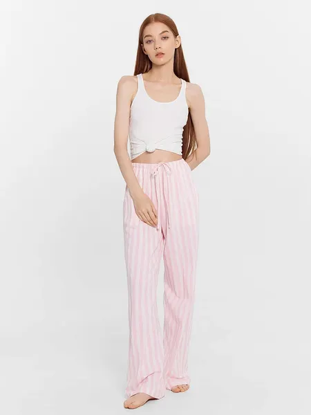 Изображение товара Штаны домашние Mark Formelle 532410 (р.164/170-106, розовая полоска)