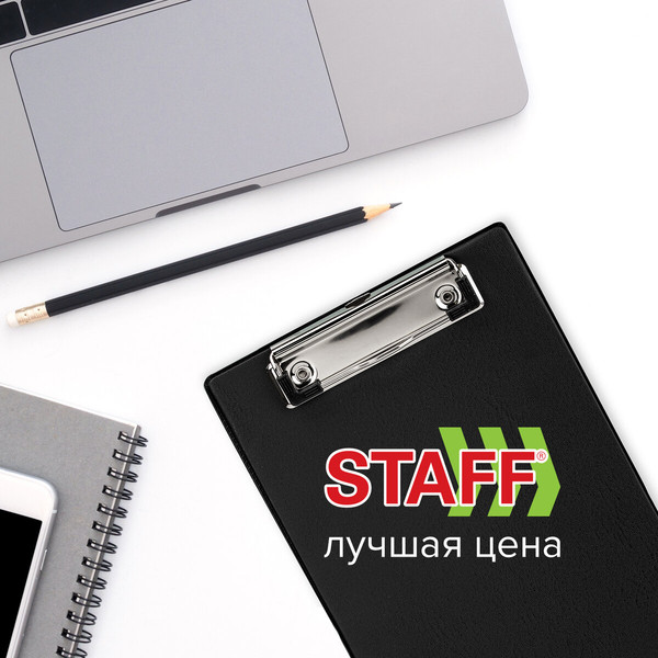 Изображение товара Планшет с зажимом Staff 229556 (черный)
