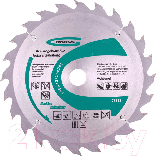 Изображение товара Пильный диск Gross 73313