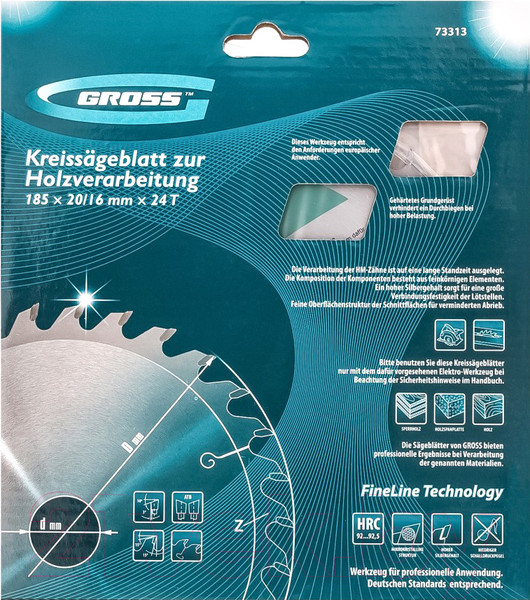 Изображение товара Пильный диск Gross 73313