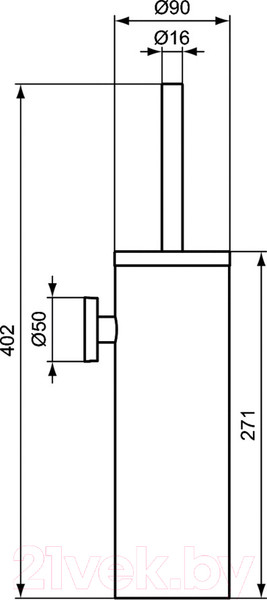 Изображение товара Ершик для унитаза Ideal Standard Imo A9108MY