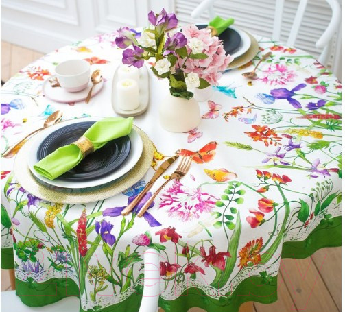 Изображение товара Скатерть Этель Луговые цветы / 4026187