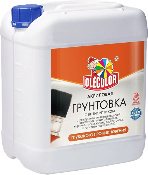 Изображение товара Грунтовка Olecolor акриловая глубокого проникновения (1кг)
