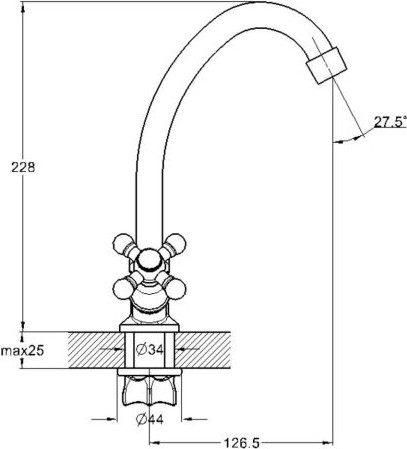 Изображение товара Смеситель Econoce EC0491-1