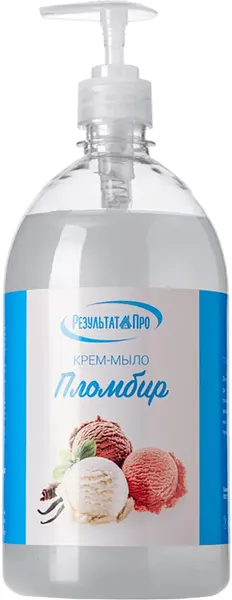 Изображение товара Мыло жидкое Результат.Про Пломбир (1л)