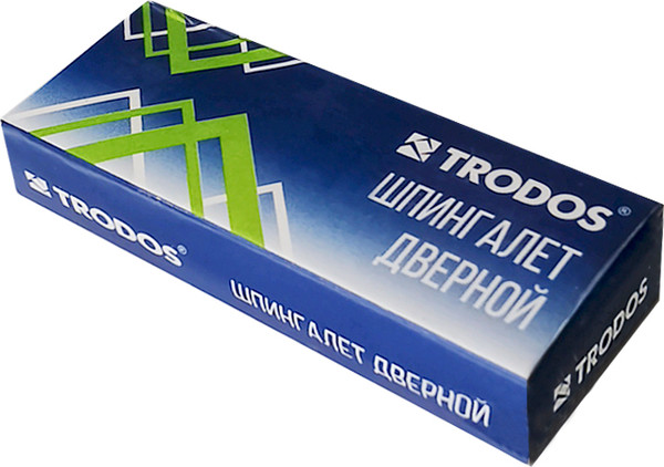 Изображение товара Шпингалет торцевой Trodos ZY-710C без пружины L70 (сатиновое золото матовый)