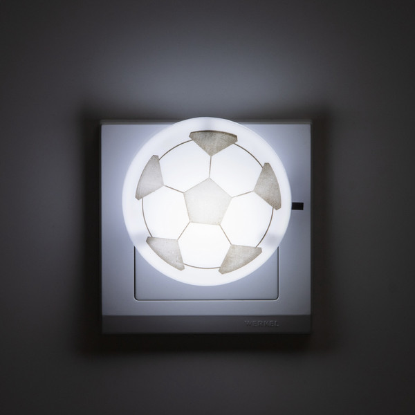 Изображение товара Ночник Risalux Футбольный мяч 10189383 (белый/черный)