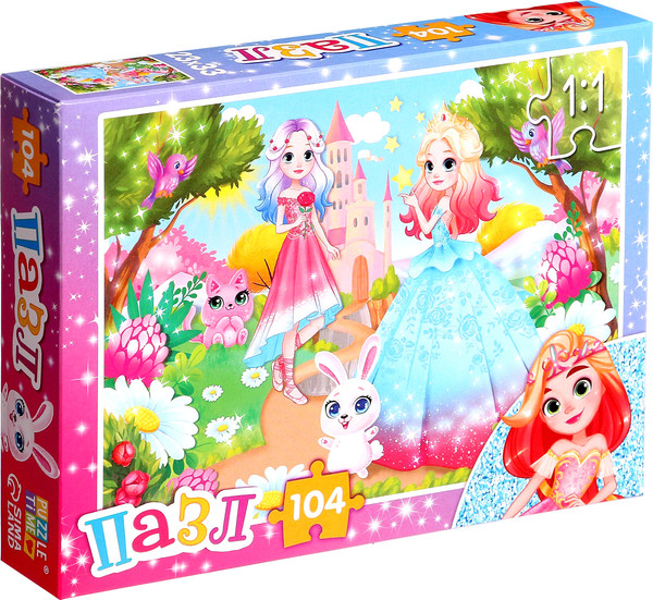 Изображение товара Пазл Puzzle Time Принцессы в волшебном лесу / 4711452 (104эл)