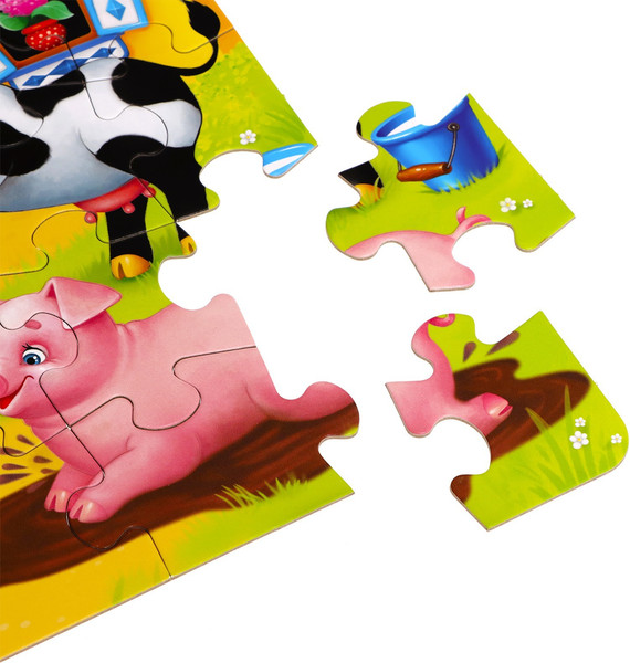 Изображение товара Пазл Puzzle Time Лето на ферме / 9178202 (35эл)