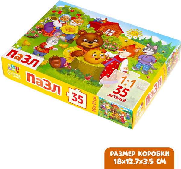 Изображение товара Пазл Puzzle Time Сказочные истории / 9178205 (35эл)