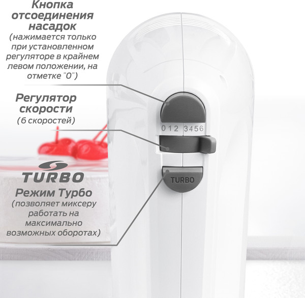 Изображение товара Миксер ручной Holt HT-MX-002