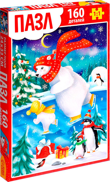 Изображение товара Пазл Puzzle Time Новый год! Праздничное настроение / 9815540 (160эл)