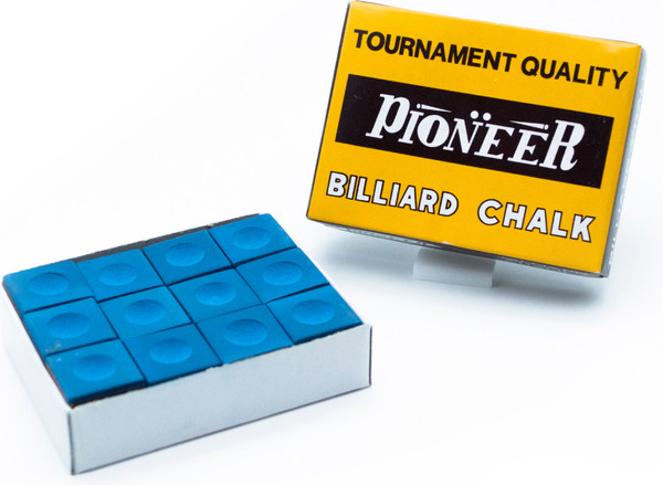Изображение товара Мел для бильярда Pioneer Billards 45.000.12.4 (12шт, синий)