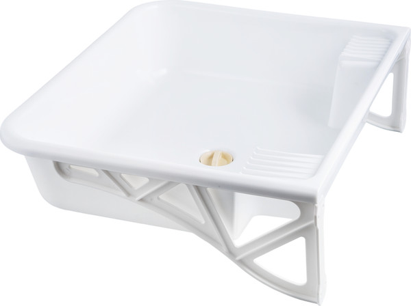 Изображение товара Раковина для дачи Мастерица На кронштейнах + сливной шланг SP-503