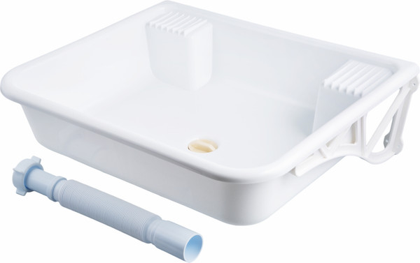 Изображение товара Раковина для дачи Мастерица На кронштейнах + сливной шланг SP-503