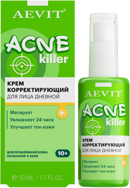 Изображение товара Крем для лица AEVIT Aevit Acnekiller корректирующий дневной (50мл)