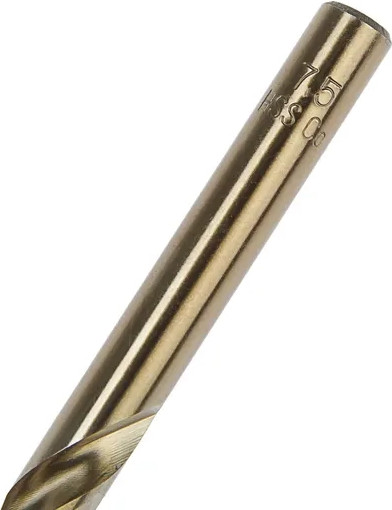 Изображение товара Сверло Tundra HSS-Co цилиндрический хвостовик по металлу 7.5x110мм / 4087165