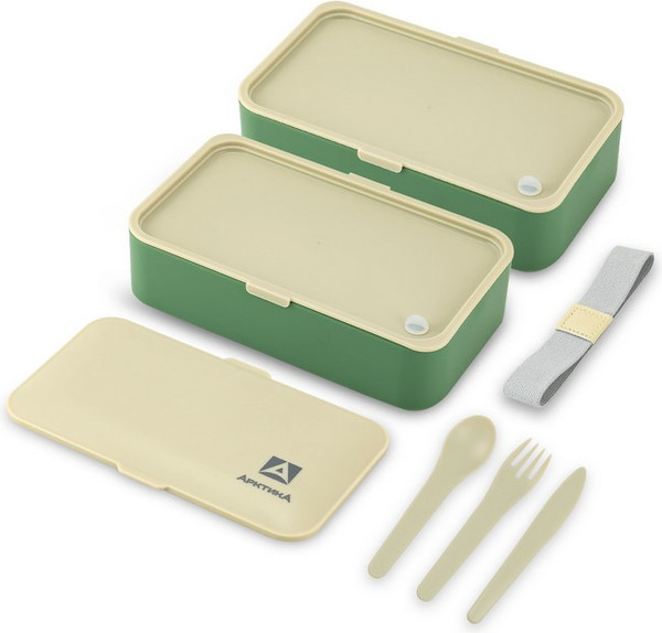 Изображение товара Контейнер Арктика 032-1200-GN/BG (зеленый/бежевый)