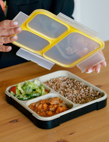 Изображение товара Контейнер Арктика 033-800-BK/YE (черный/желтый)