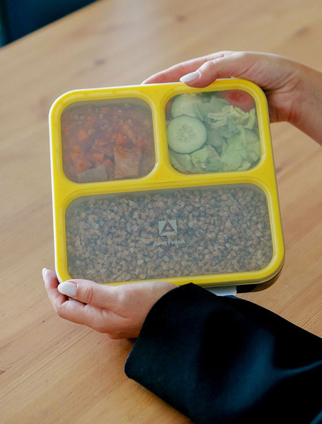 Изображение товара Контейнер Арктика 033-800-BK/YE (черный/желтый)