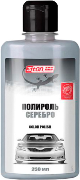 Изображение товара Полироль для кузова 3ton ТК-202 / 55327 (250мл, серебристый)