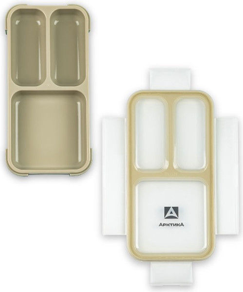 Изображение товара Контейнер Арктика 034-420-GN/BG (зеленый/бежевый)