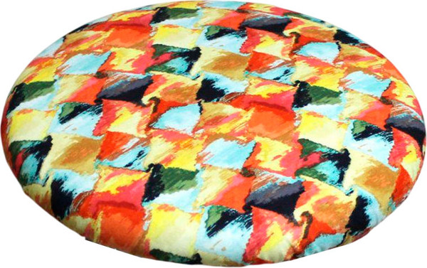 Изображение товара Чехол на табурет MATEX Concept. Line. Чешуя / 51-534 (оранжевый/зеленый/красный)