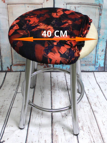 Изображение товара Чехол на табурет MATEX Concept. Line. Маки на черном / 51-565 (черный/красный)