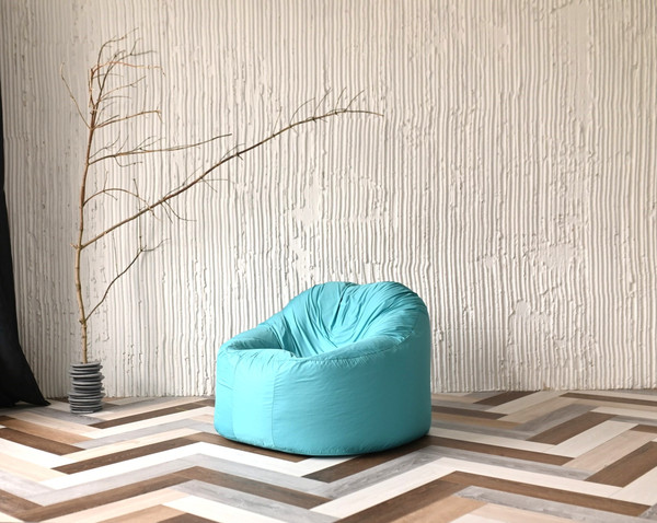 Изображение товара Бескаркасное кресло Mio Tesoro Poparada XXXL / PO-65x85-B (бирюзовый)