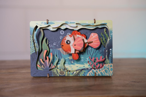 Изображение товара Конструктор Славянская столица 3D Wooden Puzzle-Clownfish