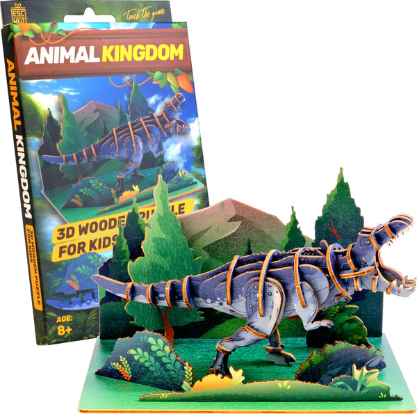 Изображение товара Конструктор Славянская столица 3D Wooden Puzzle-Tyrannosaurus Rex