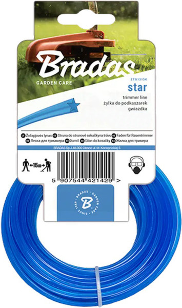 Изображение товара Леска для триммера Bradas ZTG20050K