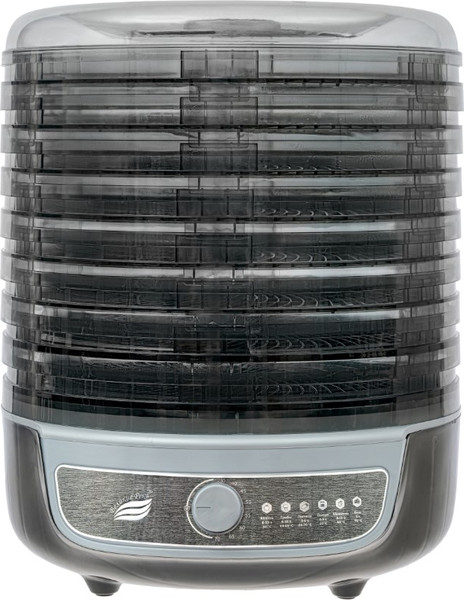 Изображение товара Сушилка для овощей и фруктов Великие Реки Волга-10 3в1 (черный/серебристый)