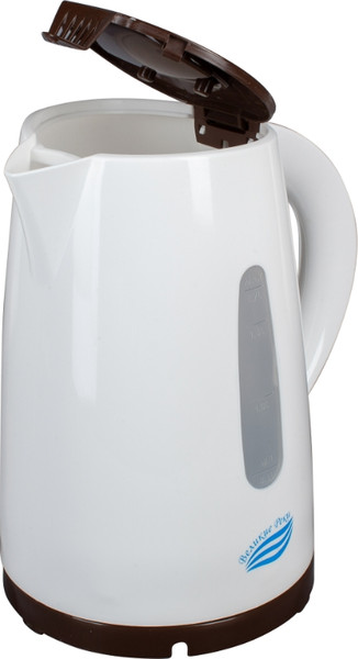Изображение товара Электрочайник Великие Реки Томь-1 (белый/коричневый)