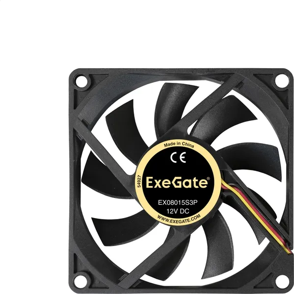 Изображение товара Вентилятор для корпуса ExeGate EX08015S3P / EX180973RUS
