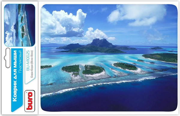 Изображение товара Коврик для мыши Buro BU-M10025 (бора-бора)