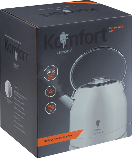 Изображение товара Электрочайник Leonord LE-1904 Retro / 107164 (белый)