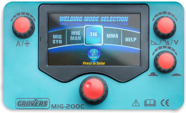 Изображение товара Полуавтомат сварочный Grovers MIG-200C / 3.014.180-C