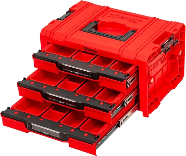 Изображение товара Набор ящиков для инструментов QBrick System PRO Drawer Workshop SET 3, 2.0 / Z258353PG003 (красный)