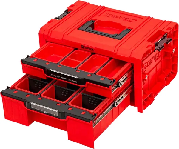 Изображение товара Набор ящиков для инструментов QBrick System PRO Drawer Workshop SET 3, 2.0 / Z258353PG003 (красный)