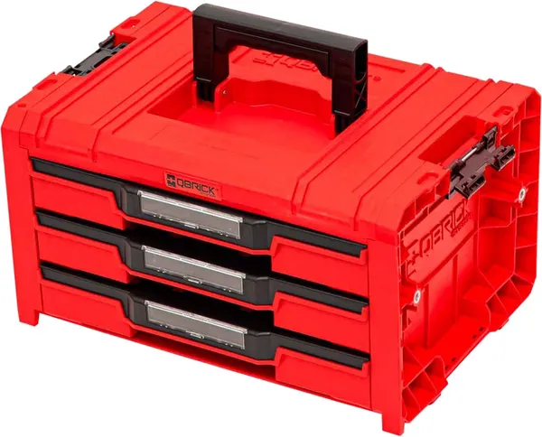 Изображение товара Набор ящиков для инструментов QBrick System PRO Drawer Workshop SET 3, 2.0 / Z258353PG003 (красный)