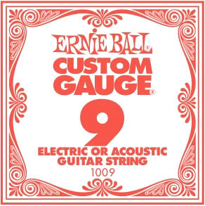 Изображение товара Струна для электрогитары Ernie Ball 1009