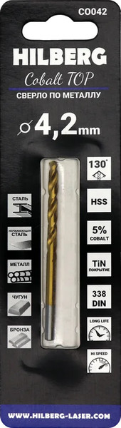 Изображение товара Сверло Hilberg CO042