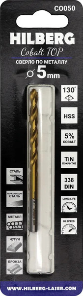 Изображение товара Сверло Hilberg CO050