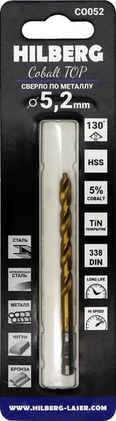 Изображение товара Сверло Hilberg CO052