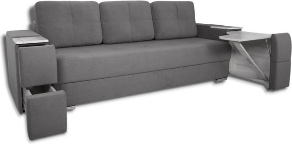 Изображение товара Диван DiArt Бруклин НПБ (велюр Магия 88/крафт белый)