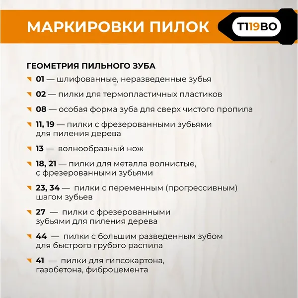 Изображение товара Набор пильных полотен Vira Rage T119BO / 552035 (2шт)